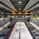 Pivoting cantilever catenary for train depots