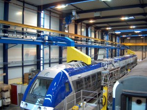 Railshine proposes tailor-made locomotive exhaust extraction systems for maintenance depots.